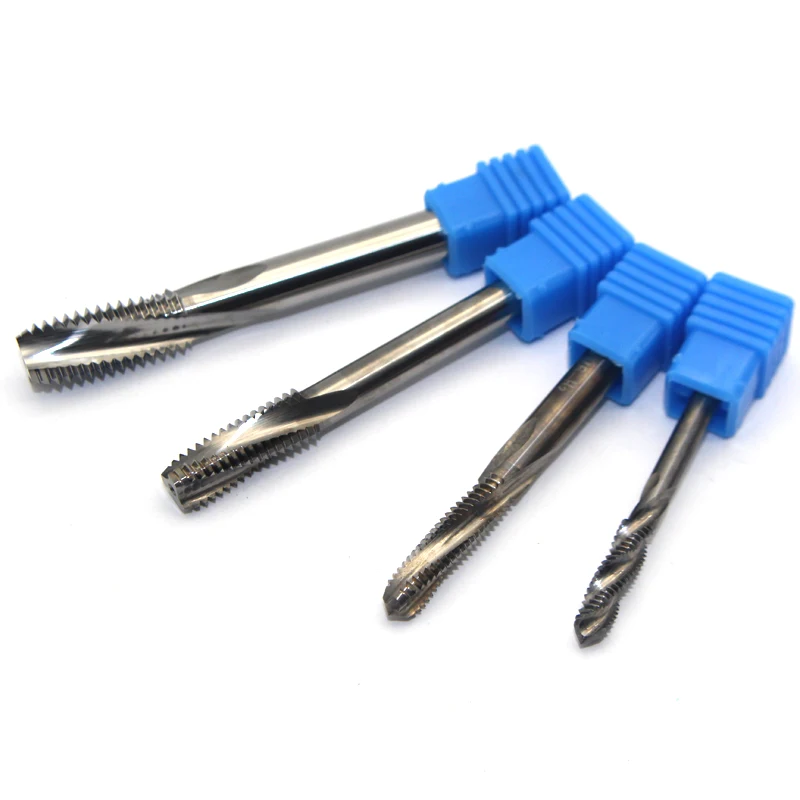1PC spiral groove M6 H2 solid carbide tap processing thread tap spiral
