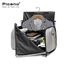 Picano, дорожная сумка, мужская, 2 в 1, Gar, мужская сумка, большая вместительность, многофункциональная, складная, Оксфорд, вещевой мешок, сумки, костюм, бизнес, Туристическая Сумка