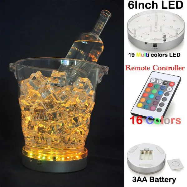 Ice Bucket led light base Amber Color