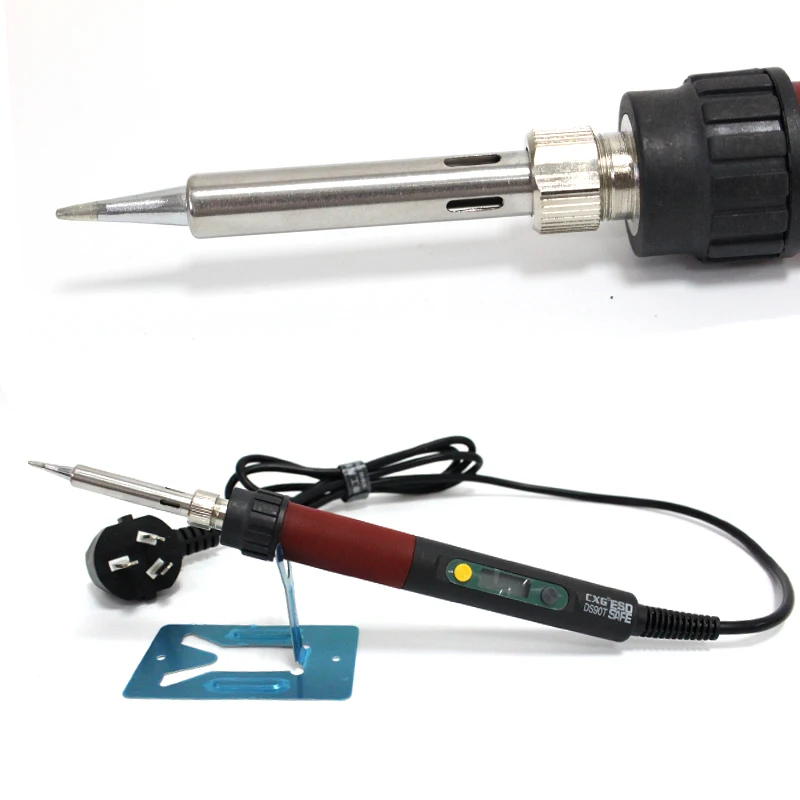 

CXG DS90T 220V 90W Soldering Iron heating welding electric soldering iron the same as GS90D with Iron Tip 5pcs +Cleaning Steel H