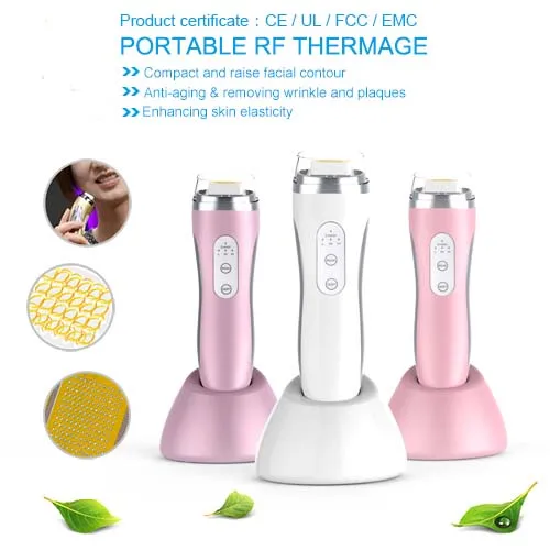 

Portable rf Radio Frequency Heating Infrared Red Led Light Therapy Anti Wrinkle Blemish Clearing Skin Lightening Beauty Machine