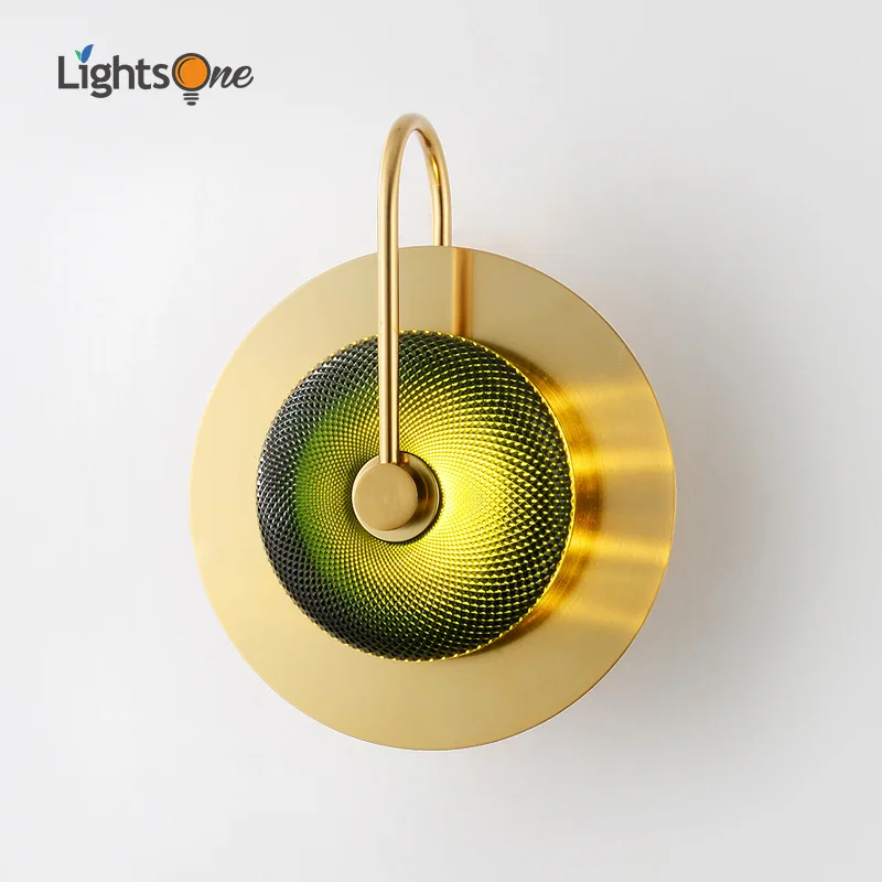 Corredor da Escada Luz de Parede Moderna Luxo Sala Estar Designer Criativo Simples Quarto Lâmpada Parede Pós
