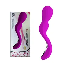 New pretty love 30 speeds vibrating silicone USB recharge av vibrator magic wand massager woman sex toy sex product sex doll
