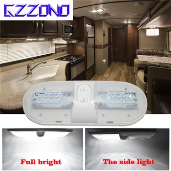 

6.8w 12V Room Reading Light Car Ceiling LED Light Trailer RV Camper Car Interior Houseboat Lights Fixture Lighting Easy Install