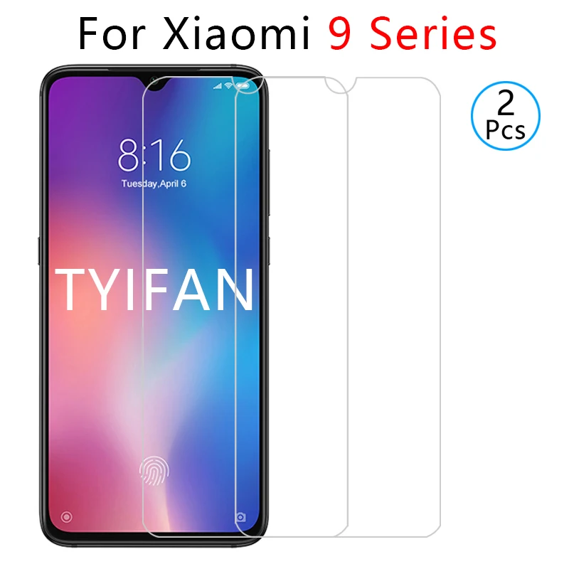 2 шт. закаленное стекло для xiaomi mi 9 se t 9t pro Защитное экрана на ksio my 9se 9tpro Защитная