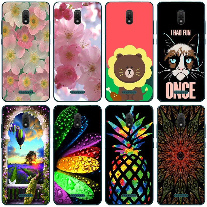 

Printing Case Cover for Wiko Jerry 3 Colorful Para Soft TPU Back Covers Animal Cell Phone Cases Coque Shell