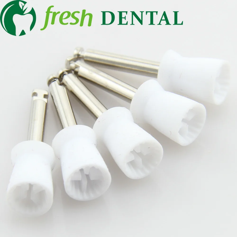 100PCS Dental Polishing Cup Prophy Rubber Cups dental Latch style