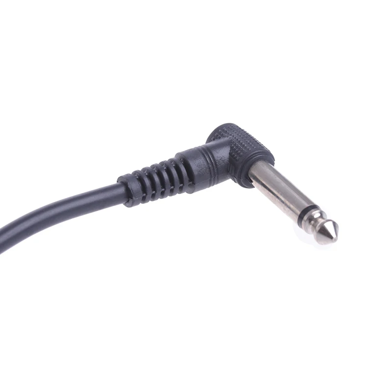 6Pcs/Set Guitar Parts Colorful Angled Plug Audio Cable Leads Patch Cables For Guitar Pedal Effect