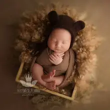 Горячая Рождество стрейч Джерси обертывание вязать стрейч обертывание s Новорожденный ребенок пеленать одеяло гамак многослойная Фотография реквизит