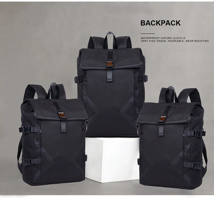 Reflective Roll-Top Backpack 7