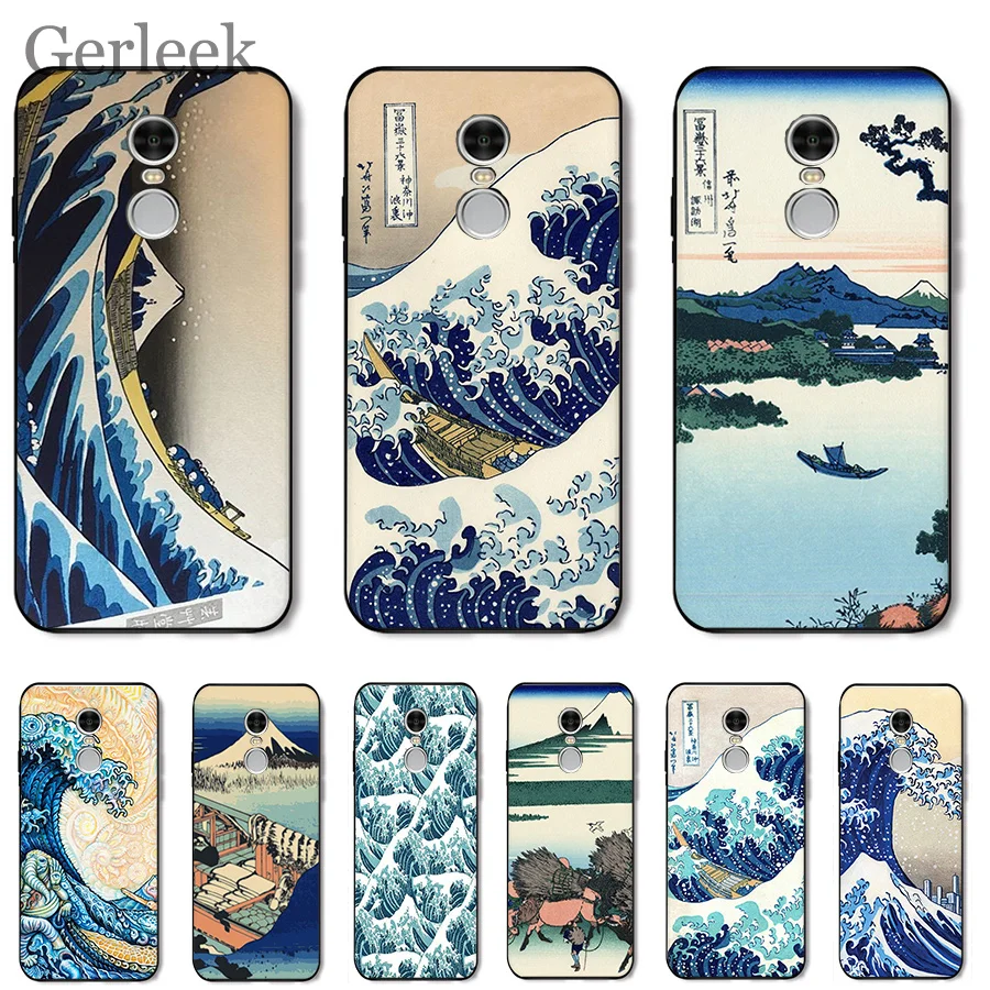 Чехол на мобильный телефон Hokusai The Great Wave Off Kanagawa для Xiaomi Redmi Note 4 4A 4X 5 5A 6 7 GO S2 6A Pro Plus