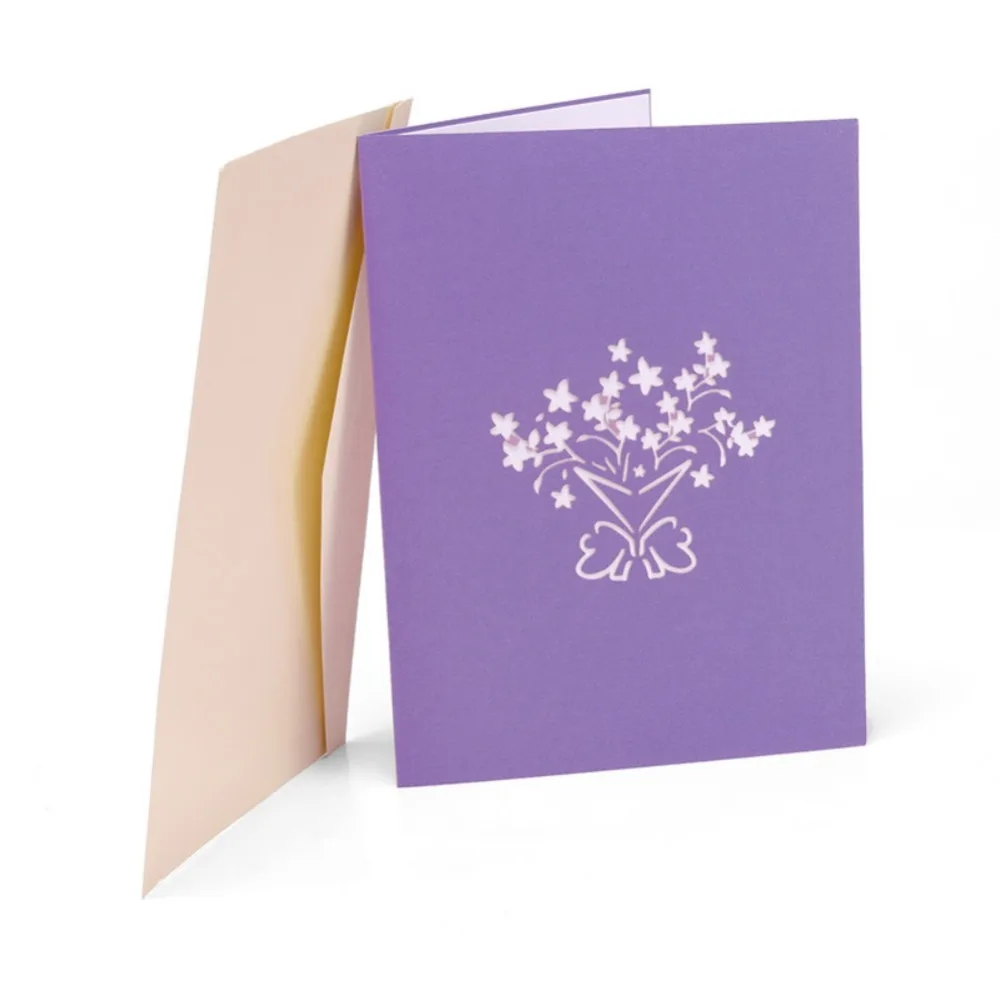  Valentine's Day Fireworks 3D Greeting Card Wedding Festive Party Supplies Event Party Cards Invitat - 32957360964