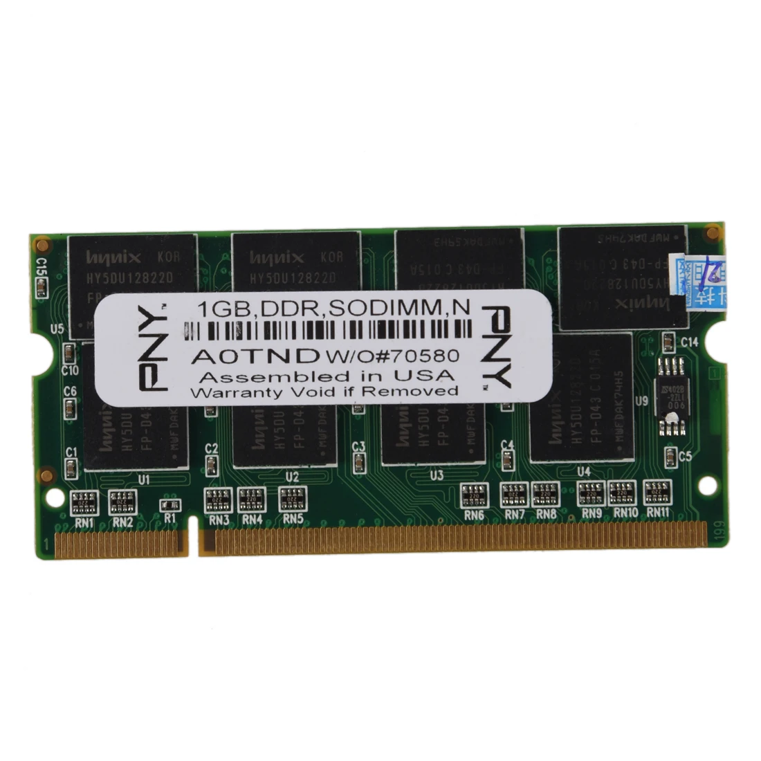 2 ГБ 2X1 Гб PC2700 DDR-333 Non-ECC 200-Pin CL2.5 ноутбук (SODIMM) память (ram) Новый