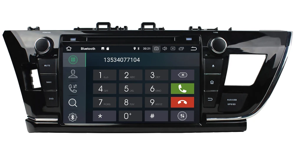 Excellent KLYDE 9" 4G WIFI Octa Core PX5 Android 8.1 4GB RAM 32GB ROM Car DVD Player Radio GPS Navigation For Toyota Corolla 2013-2016 LHD 1