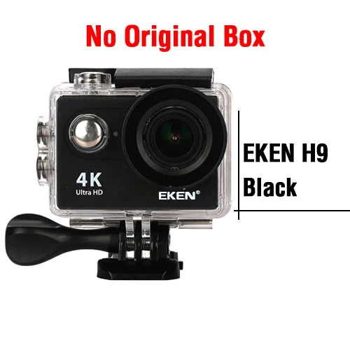 Оригинальная Экшн-камера EKEN H9/H9R, Ультра HD, 4 K/25fps, WiFi, 2,0 дюйма, 170D, водонепроницаемая камера для подводного плавания, камера на шлем, Спортивная камера - Цвет: H9 Black No box