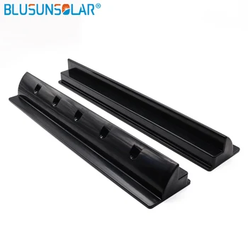 2 piezas ABS plástico Solar Panel montaje extremo Spoiler soportes uso en caravana barco casa rodante 550mm 2 Color para elegir 2