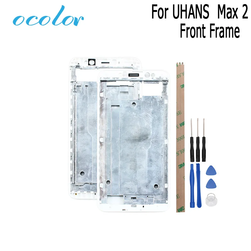 

ocolor For UHANS Max 2 Front Middle Frame High Quality Phone Housings Part For UHANS Max 2 Replace Housings Frame Case +Tools