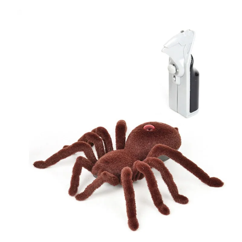 Remote Control 11inch 2CH Infrared RC Tarantula Spider Prank Toy Kid Christmas Gift 