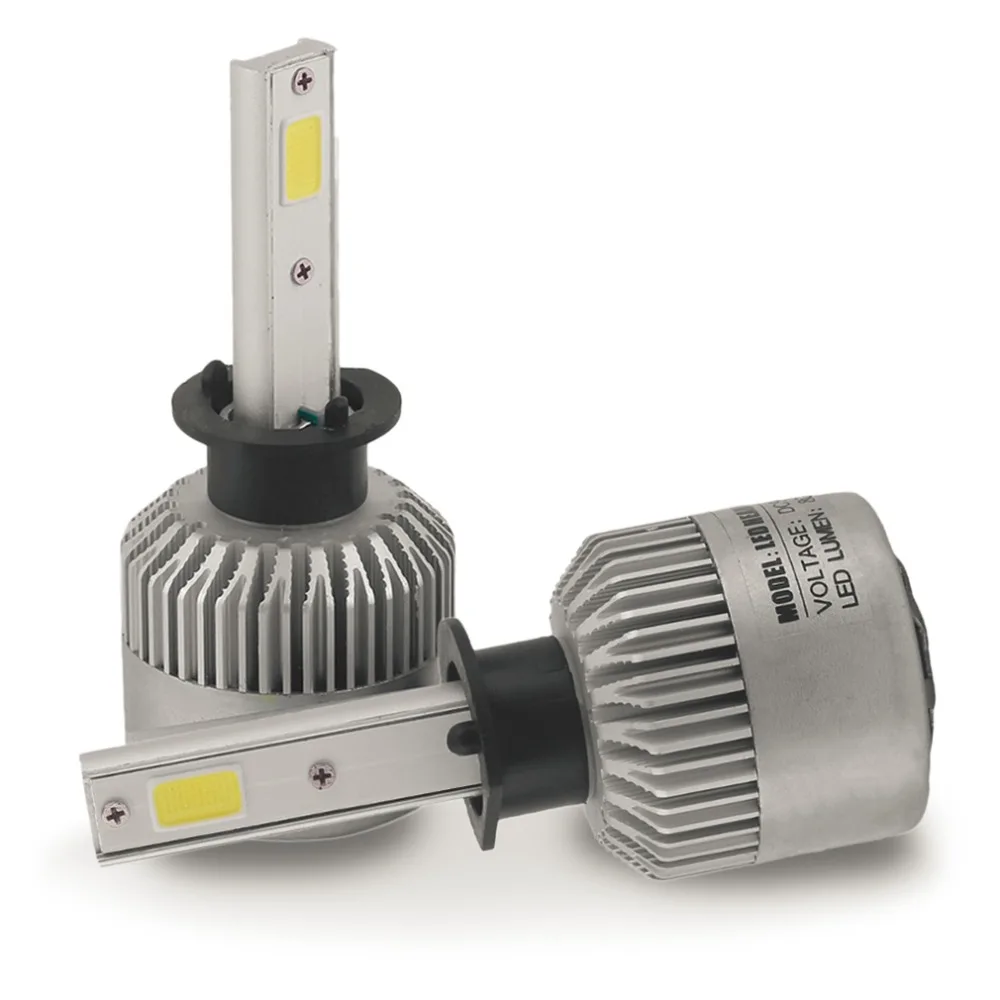 2Pcs 72W 8000LM Plug & Play COB LED Headlight Car LED Headlights Head