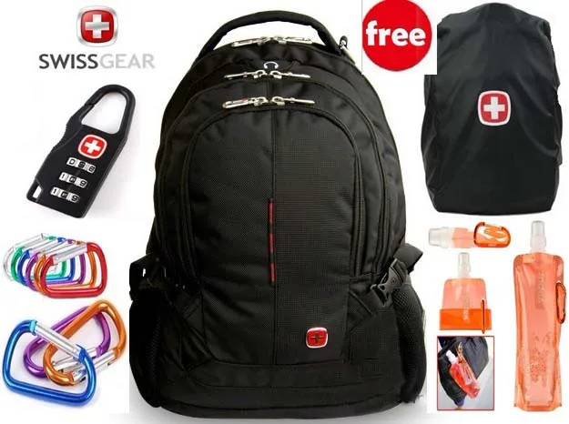Original Swissgear backpack for 15.4&quot laptop multifunctional schoolbag computer bag travel wenger SA9393 Free shipping | Компьютеры и