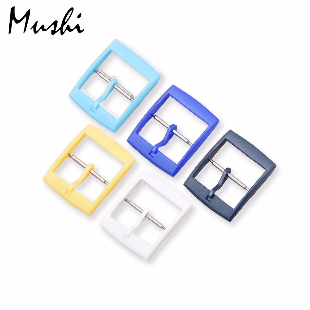 Аксессуары для часов MS образец ремешка пряжка силиконовые ремешки пластиковая 16