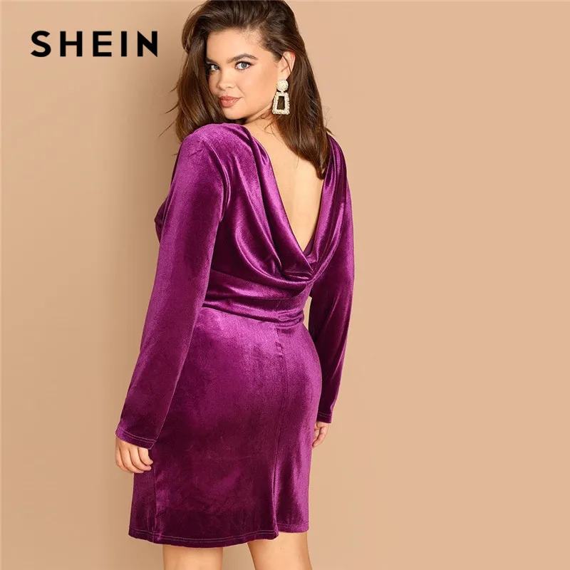 shein purple dresses