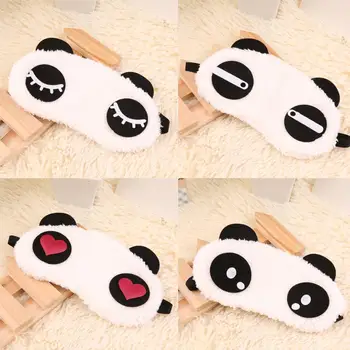 

Cute Panda Sleeping Face Eye Mask Blindfold Eyeshade Traveling Sleep Eye Aid Drop Shipping Wholesale health care