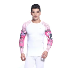 Белые мужские баскетбольные майки футболка с длинным рукавом спортивная компрессионная Мужская рубашка с круглым вырезом майка с принтом 20 стиль