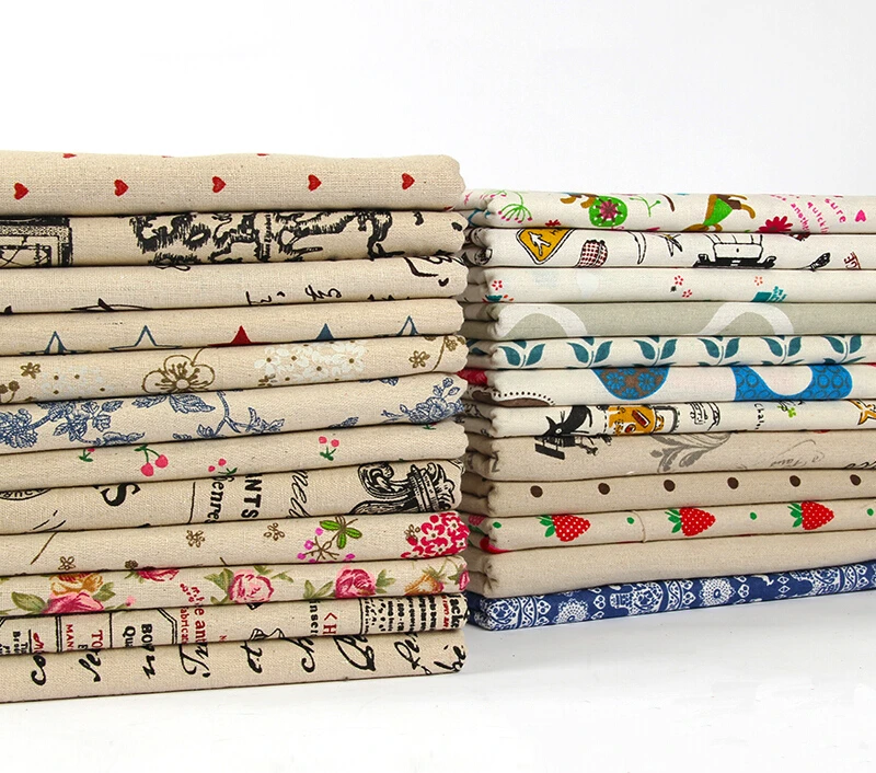 

burlap diy sofa upholstery curtain linen fabric cloth for tablecloths patchwork sewing patterns furniture fabric tissu textile