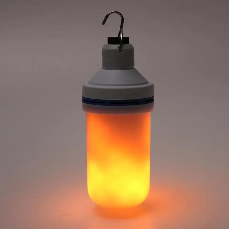 

108LED 7W Flame Lamp Solar Charging Garden Courtyard Camping Decor Lights