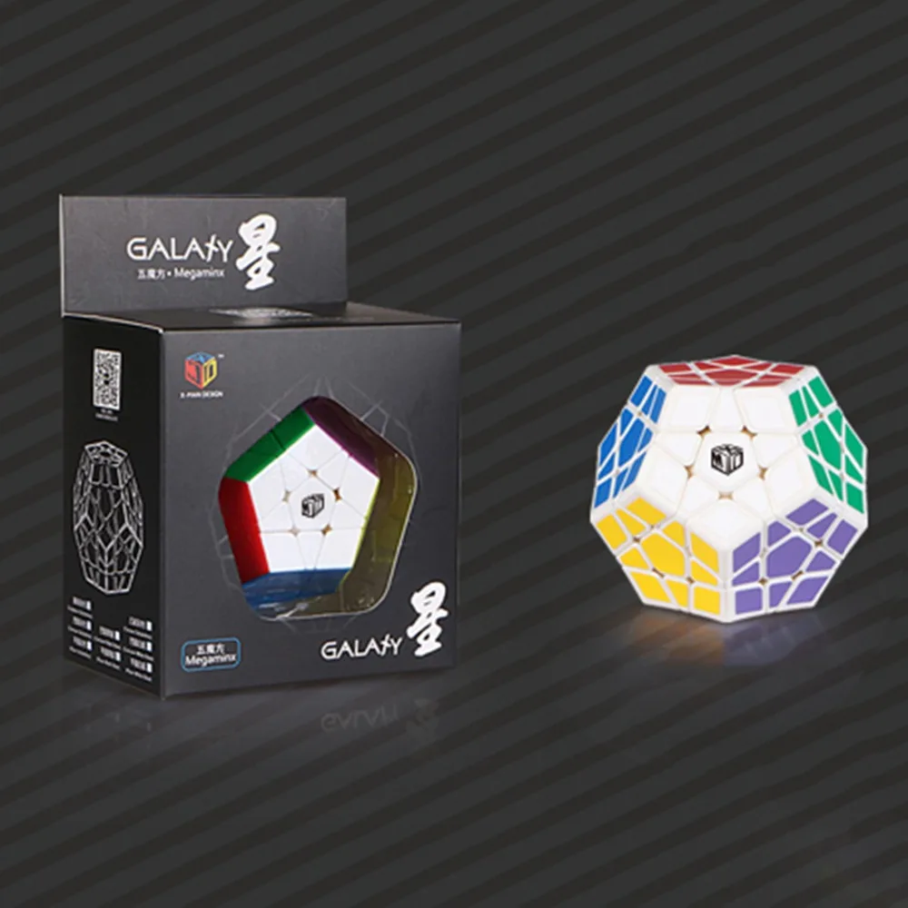 Бренд Новое поступление Qiyi Galaxy вогнутый мозг тизер Dodecahedron Magic Cube Скорость извилистый паззл игрушка для взрослых детей