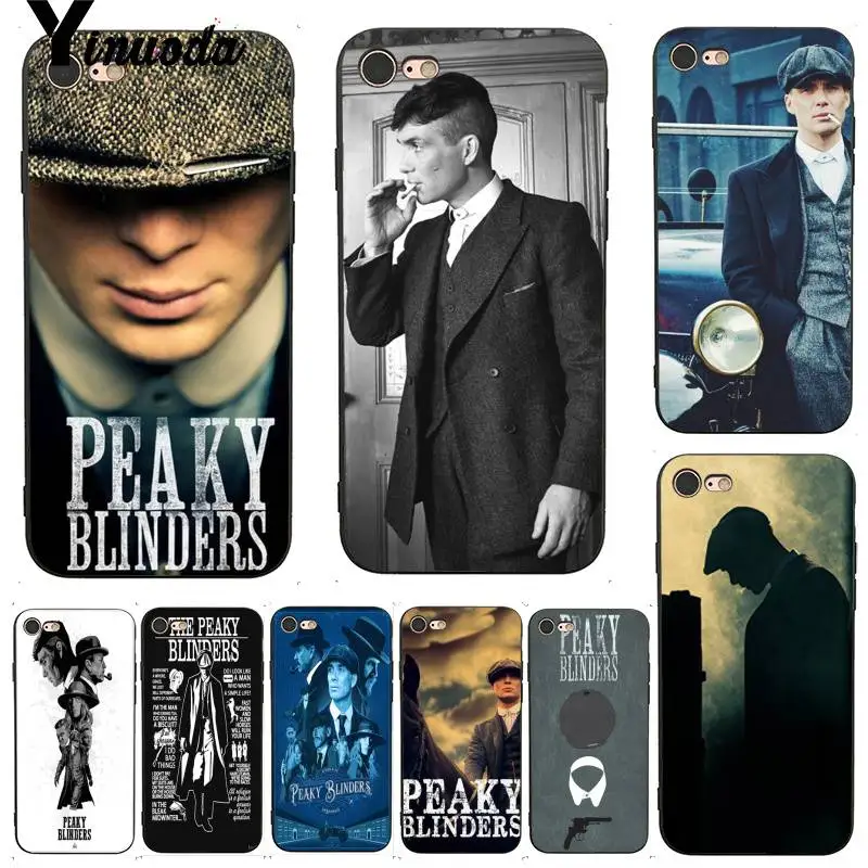 Yinuoda ل iphone 7 6 X حالة Peaky Blinders التلفزيون سلسلة ملحوظا شعبية جراب هاتف ل iphone 7X6 6 ثانية 8 زائد 5 5 ثانية XS XR حالة