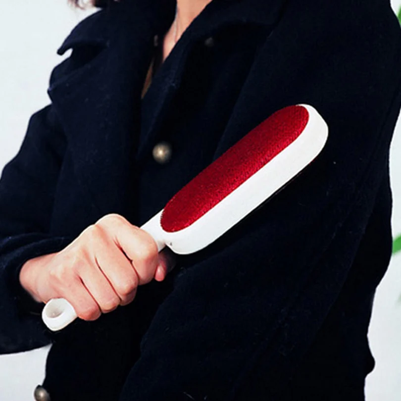 Creative sided static brushes clothes sticky hair / dust brush ABS