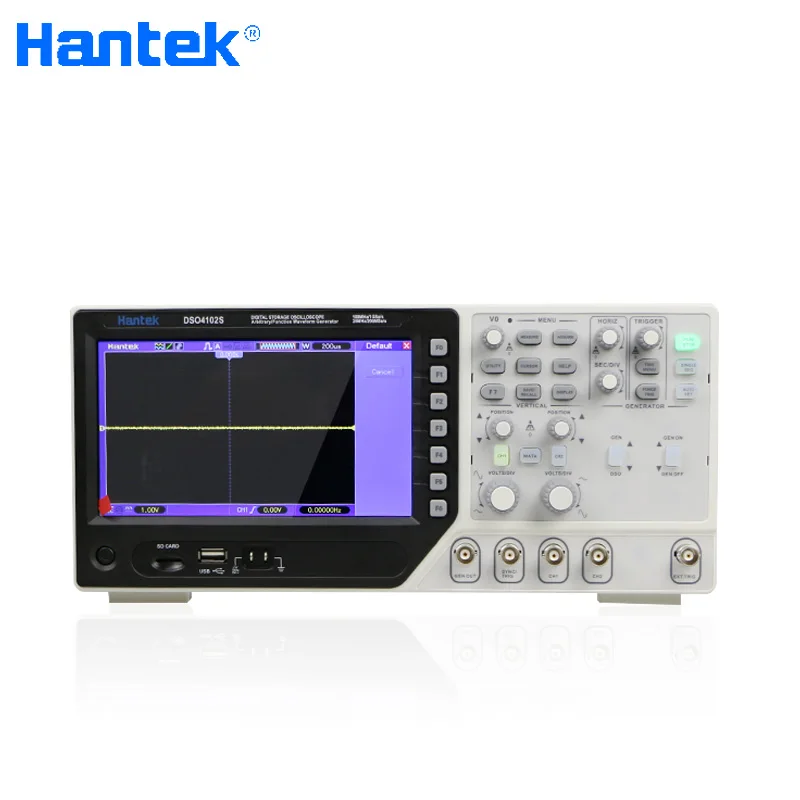Цифровой мультиметр Hantek DSO4102S Осциллограф USB 100 МГц 2 канала ЖК дисплей портативный
