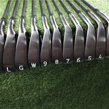 11XF GEN2 Железный набор 11XF GEN2 Гольф кованые клюшки для гольфа черные клюшки для гольфа 3456789WG(9 шт.) R/S гибкий стальной/графитовый Вал с крышкой головы