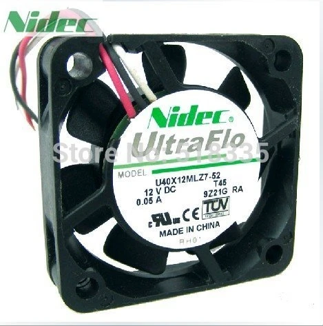 Вентиляторы для охлаждения Nidec 4010 40 4 см DC 12 В 0.05A UltraFlo|cooling fan|12v dc cooling fancooling fan 12v |