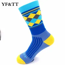 Мужские велосипедные носки с высокой эластичностью на открытом воздухе спортивные носки мужские и женские дышащие носки для бега