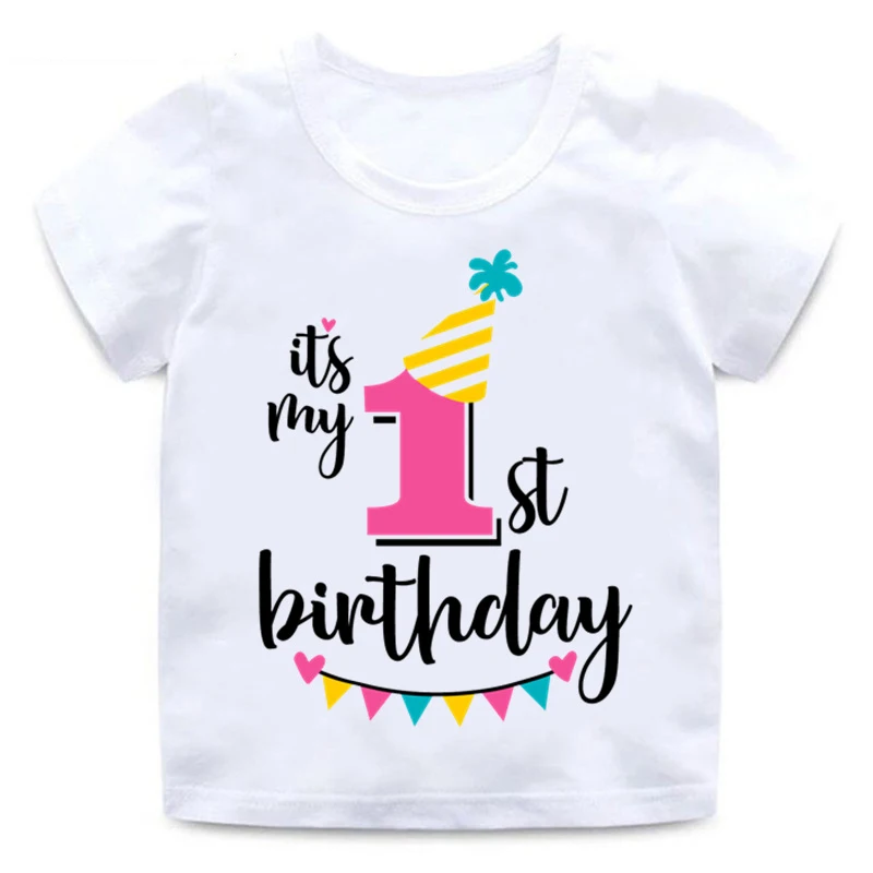 Girls-Happy-Birthday-Number-1-9-Letter-Print-T-shirt-Baby-Summer-Cute-Clothes-Kids-Funny