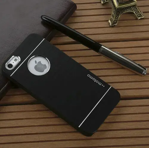

4S 5S Ultra Luxury Aluminum Case Metal + Plastic Protective Cover For Apple iPhone 4 5 Cover Hard Capa Celular funda coque house