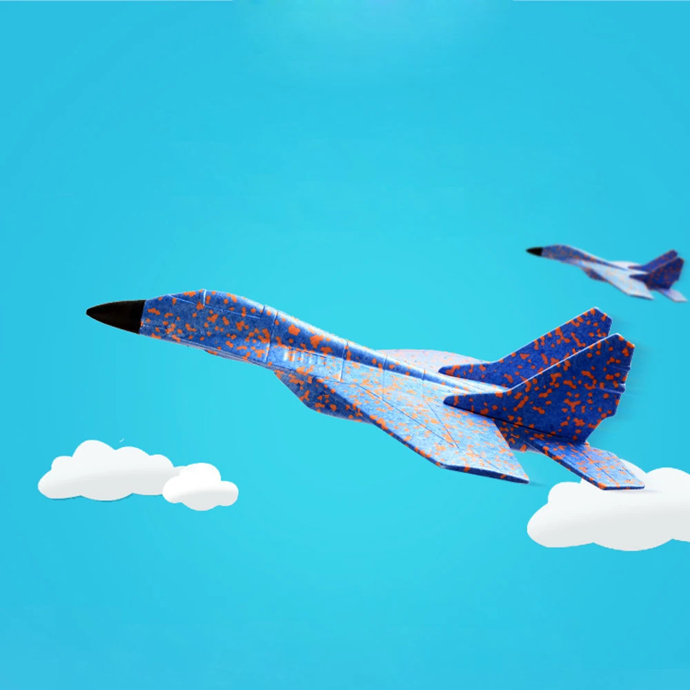 

Hand Throwing Glider Fighter Aircraft 44cm Foam EPP Plane Outdoor Toys for Children Glider Inertial Airplane Model Boy Game Toy
