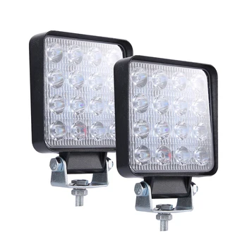 

universal Car Light 2Pcs Square 160W IP67 car light Car LED Work Bars Driving Lamps Fog Lights for Truck ATV SUV Car work lamps