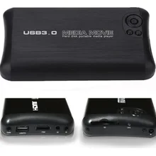2," SATA медиаплеер Hdd плеер 1080P USB3.0 внешний Hdd медиаплеер с HDMI VGA SD Поддержка MKV H.264 RMVB WMV HDD2506