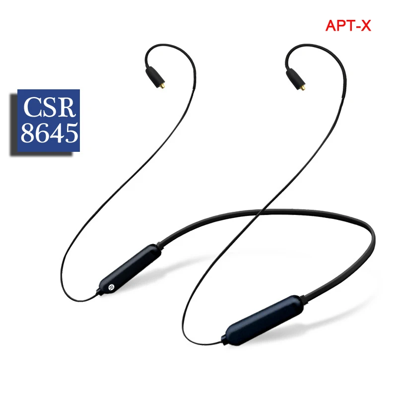 Беспроводной Bluetooth CSR8645 APTX HIFI кабель для наушников MMCX Shure SE215 SE535 IE80 IM50 ZS3 TF10 CKS1100 TFZ