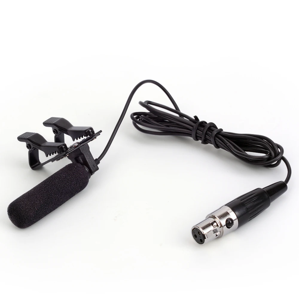 

Long Distance Sound-absorbing !! Professional 3Pin Lapel Mini Condenser Microphone for AKG Wireless Transmitter mini 3-Pin XLR