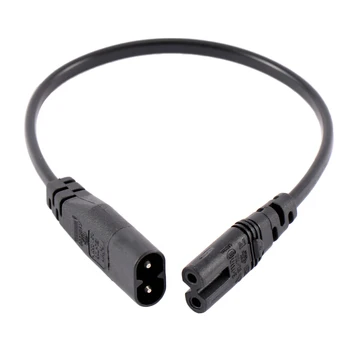 

C7/C8 Power "8" Figure Adapter Converter Cable,European IEC320 C7 Female to C8 Male Plug Extension Cord,30CM,1 pcs