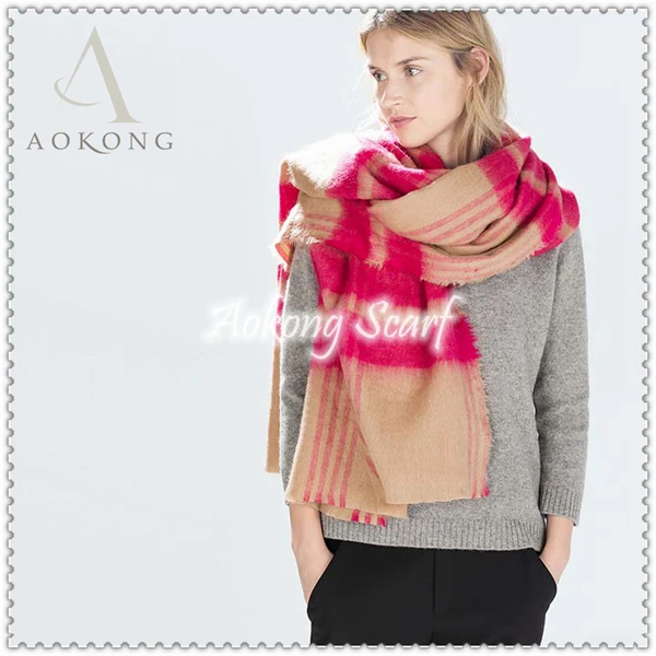 

Fashion women ladies hot sell cheap large winter scarf shawl