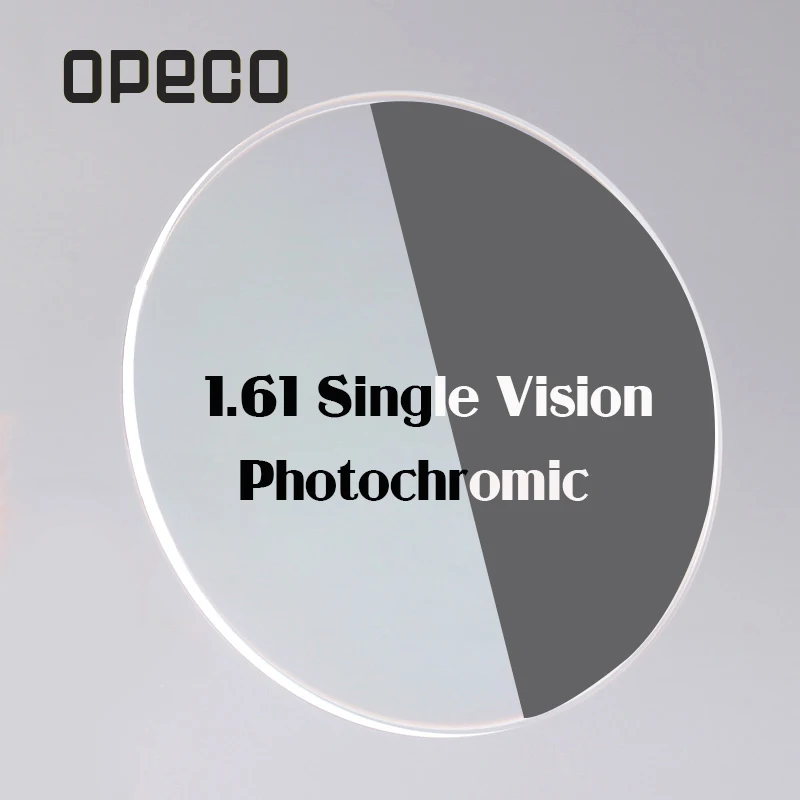 

Opeco 1.61 Index Photochromic Single Vision Lenses brown / gray Transition Photogray prescription lenses myopia