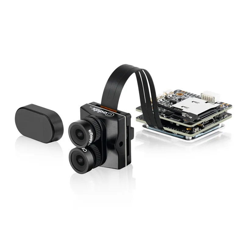  Caddx Tarsier 4K 30fps 1200TVL Dual Lens Super WDR WiFi Mini FPV Camera for RC Drone W/ HD Record D