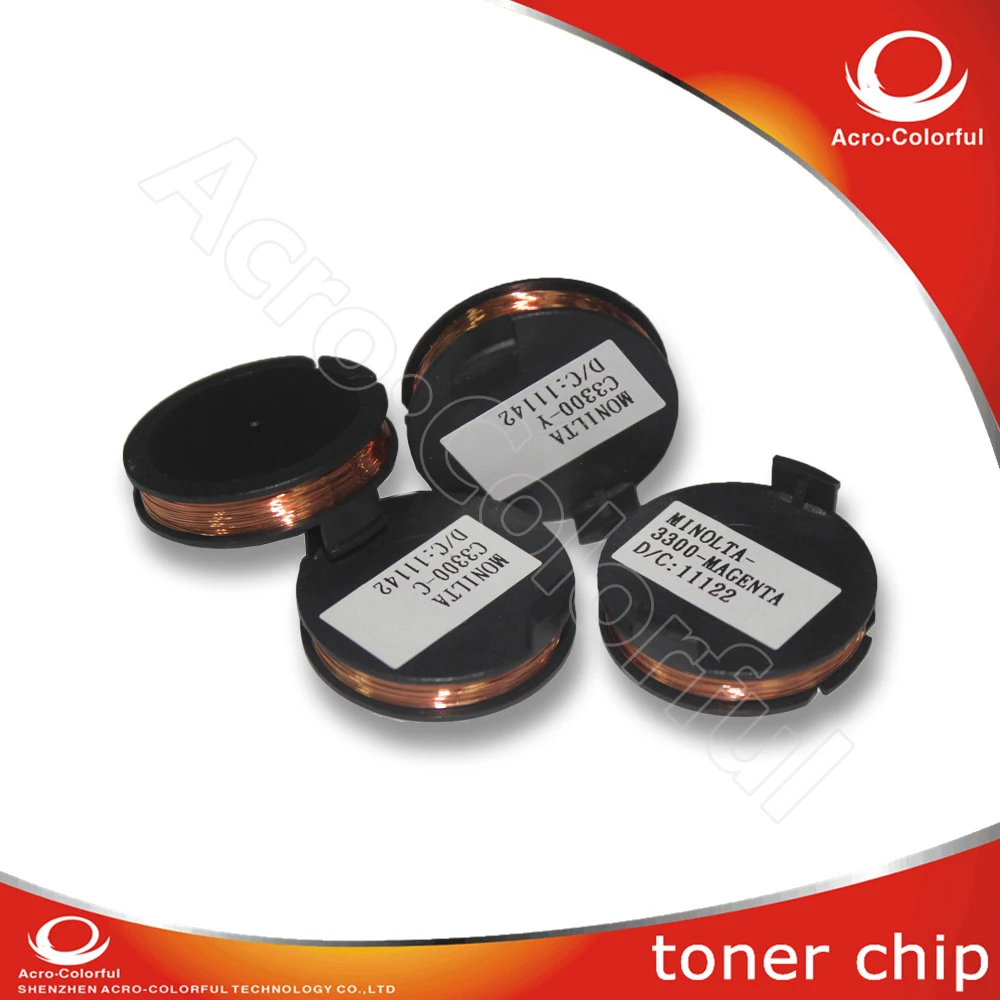 Toner Chip Laser Printer cartridge chip Reset for Konica magicolor 3300-in Cartridge Chip from