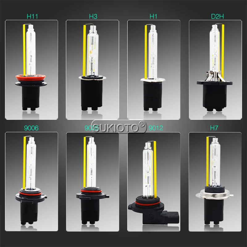 SUKIOTO AC 12V 70W Xenon HID Kit Xenon H7 H1 H3 H11 HB3 HB4 9012 D2H 5500K HID Bulb 70W DLT F7 Fast Bright Ballast Kit Xenon H7 HID (3)